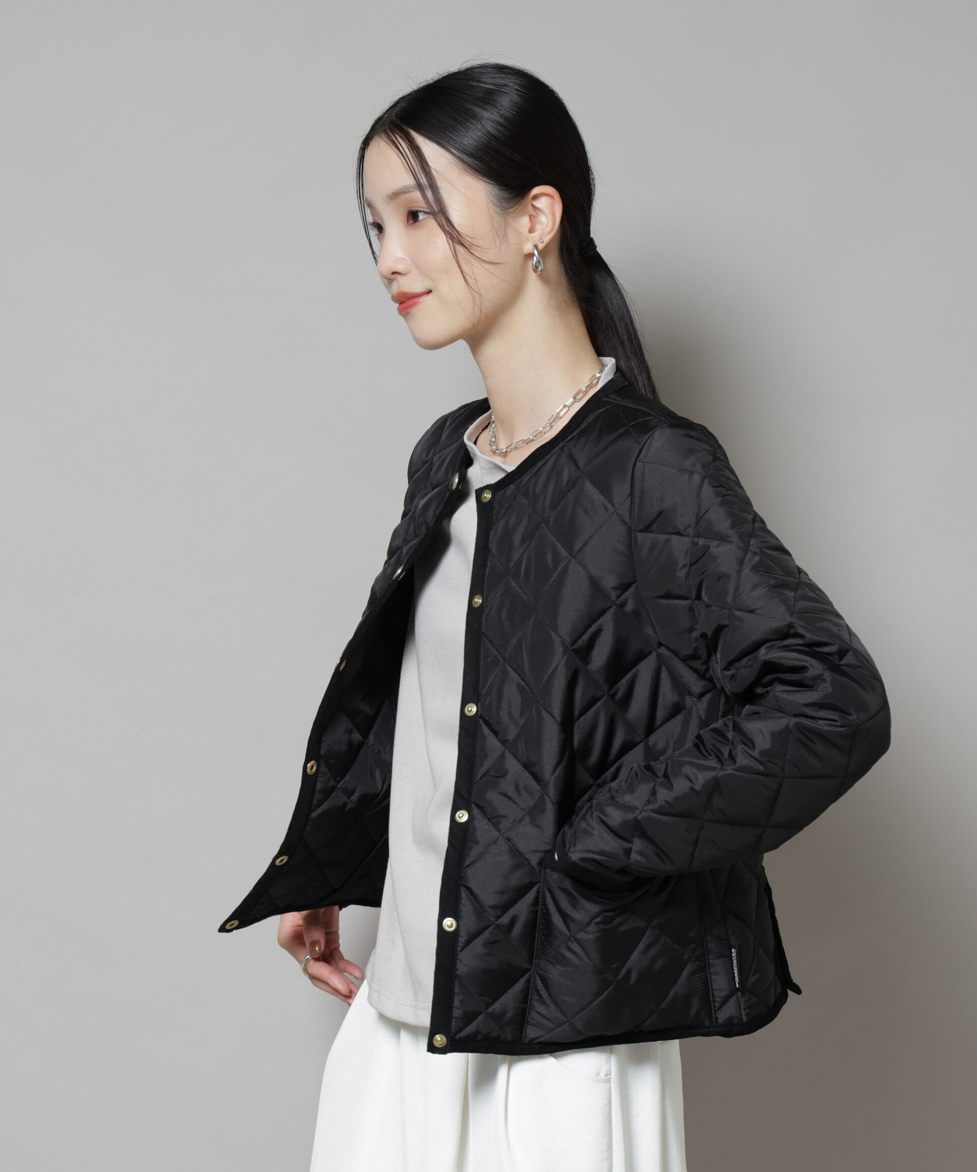 nano･universe「TRADITIONAL WEATHERWEAR/ARKLEY」|ブルゾン・スタジャン|