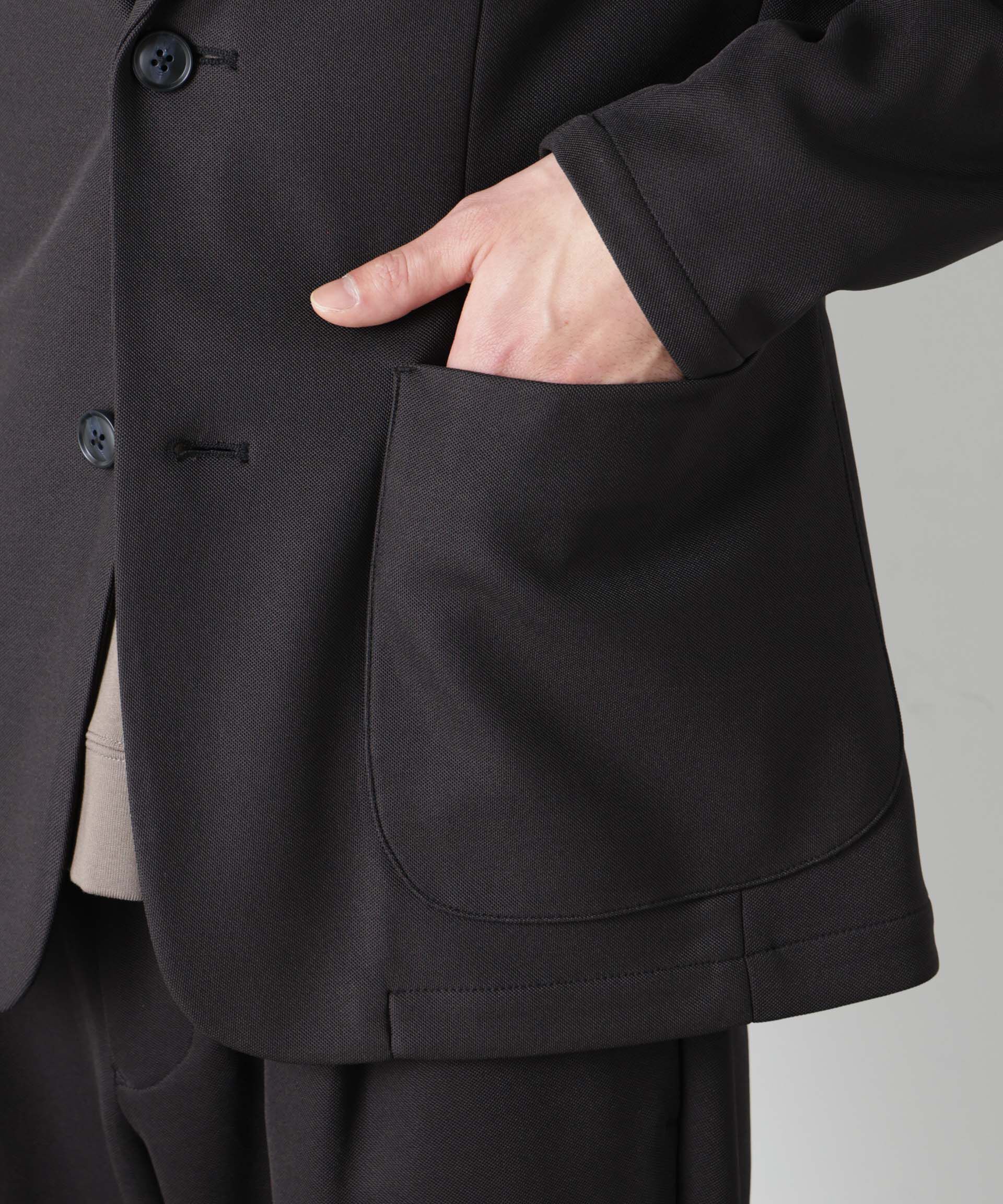 nano･universe「ボンディングカノコ セットアップ(手洗い可能)」|スーツ|