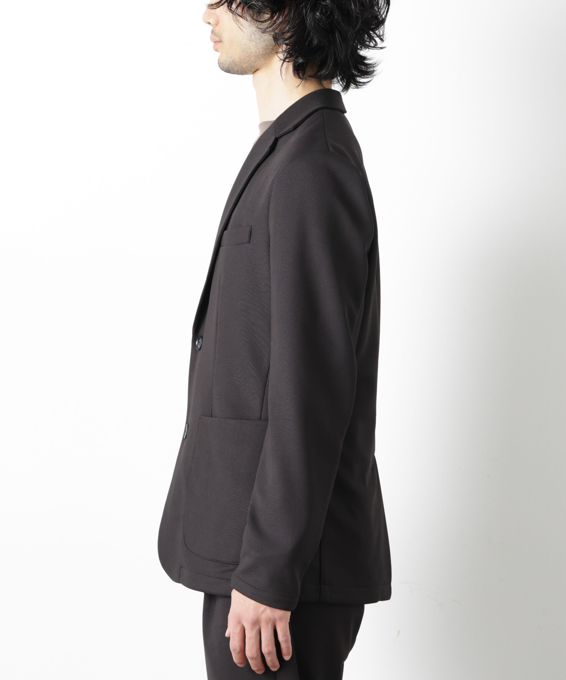 nano･universe「ボンディングカノコ セットアップ(手洗い可能)」|スーツ|