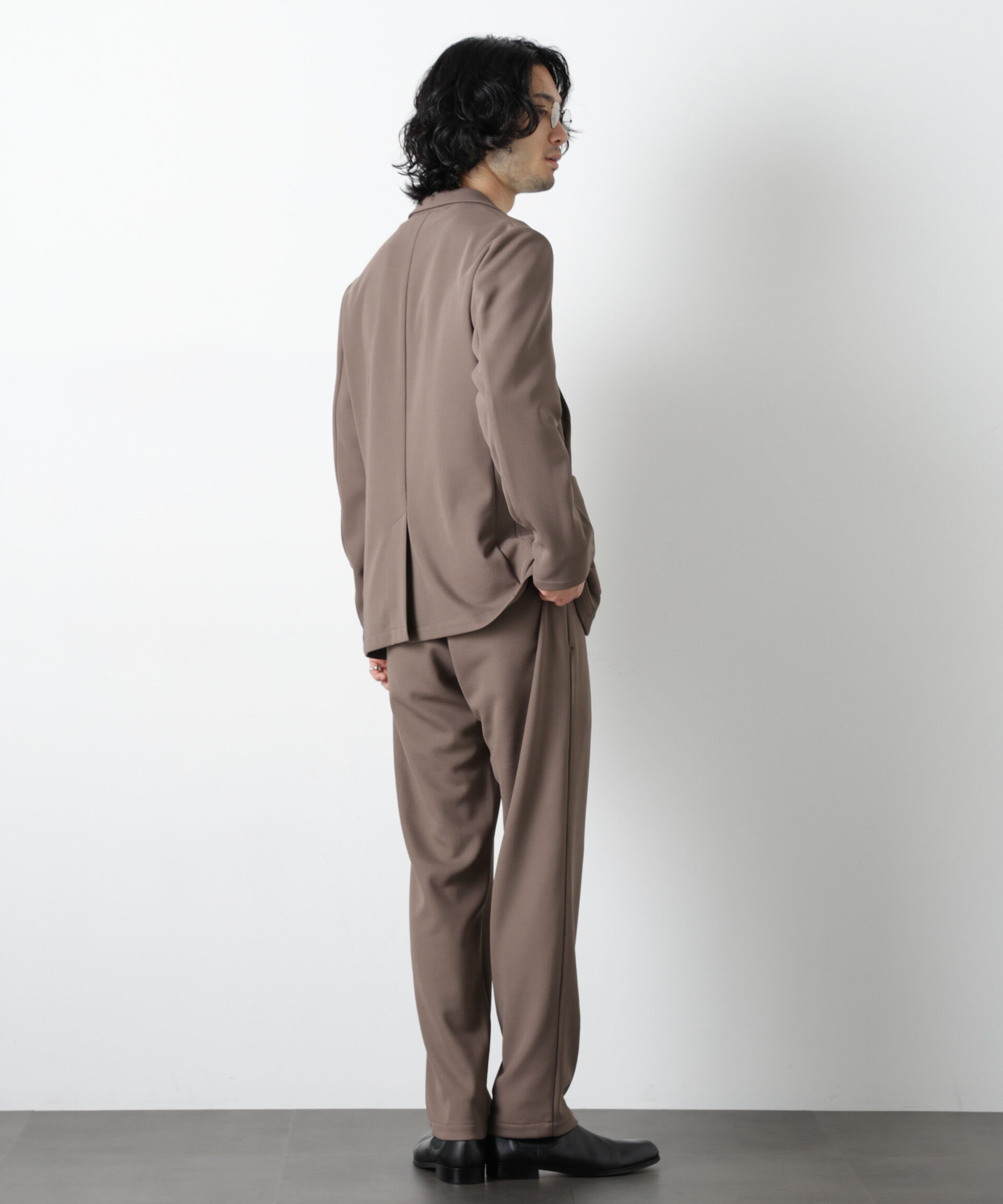 nano･universe「ボンディングカノコ セットアップ(手洗い可能)」|スーツ|