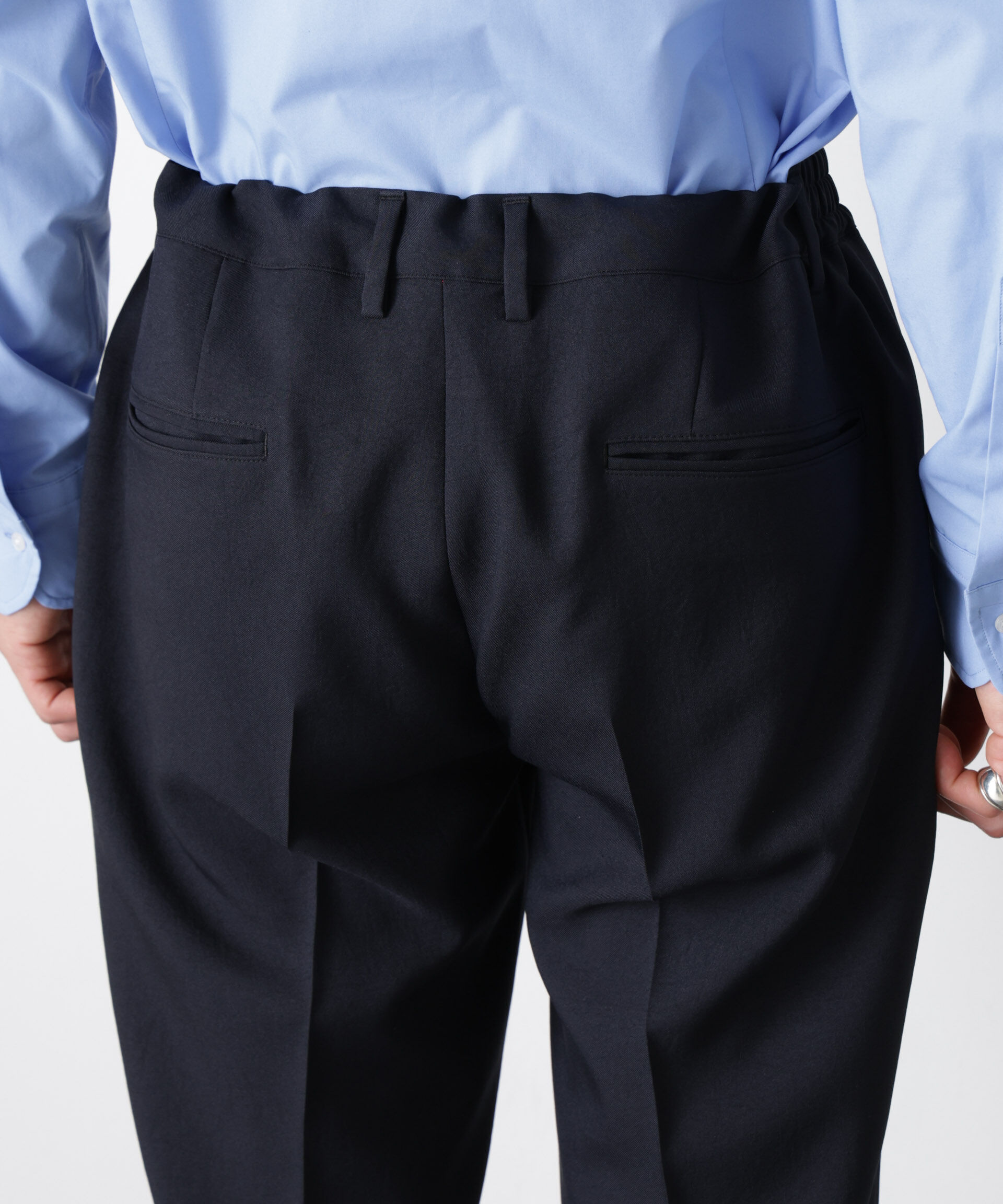 nano･universe「｢DamerinoSelect｣ﾀﾞﾝﾄﾂｵﾁｰﾙ防汚ﾃｯｸｽﾄﾚｯﾁﾊﾟﾝﾂ(ｾｯﾄ 」|スーツ|