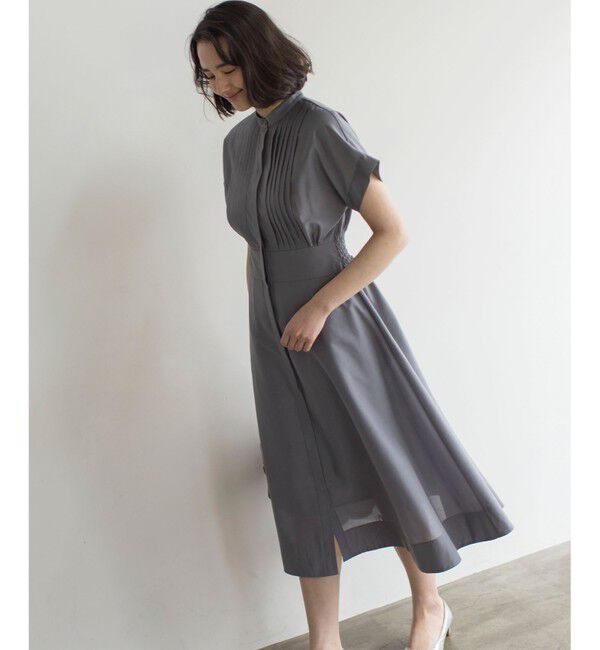 組曲「【洗える・ドライタッチ】シアーボイルフロントタック ワンピース」|ワンピース|