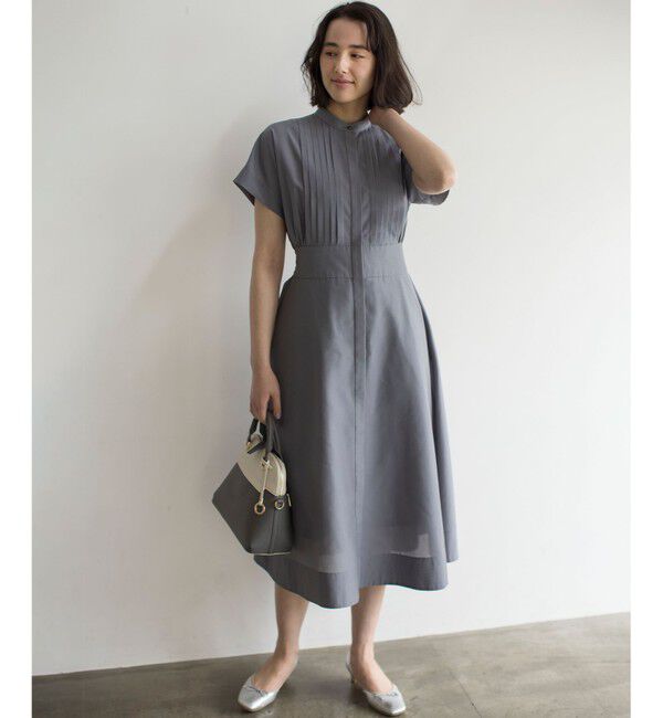 組曲「【洗える・ドライタッチ】シアーボイルフロントタック ワンピース」|ワンピース|