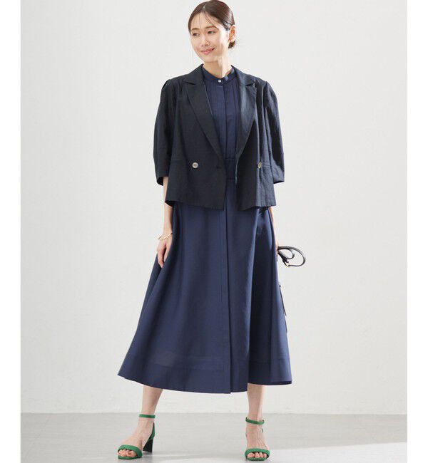 組曲「【洗える・ドライタッチ】シアーボイルフロントタック ワンピース」|ワンピース|