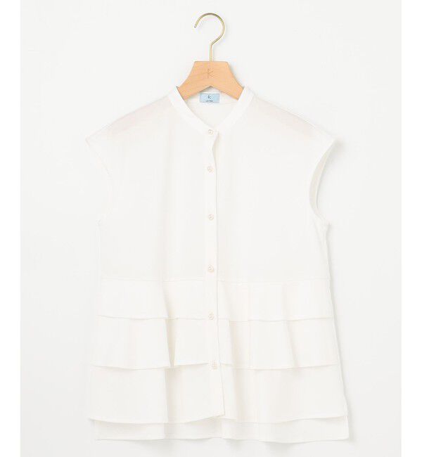 組曲「【WEB限定】プレーティング天竺ティアード カットソー」|Tシャツ・カットソー|