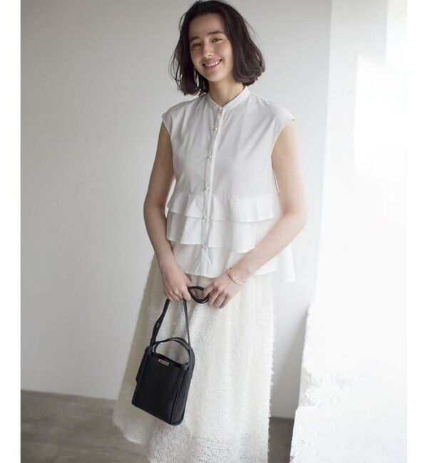 組曲「【WEB限定】プレーティング天竺ティアード カットソー」|Tシャツ・カットソー|