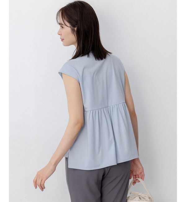 組曲「【WEB限定】プレーティング天竺ティアード カットソー」|Tシャツ・カットソー|