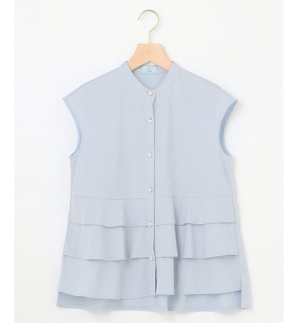 組曲「【WEB限定】プレーティング天竺ティアード カットソー」|Tシャツ・カットソー|