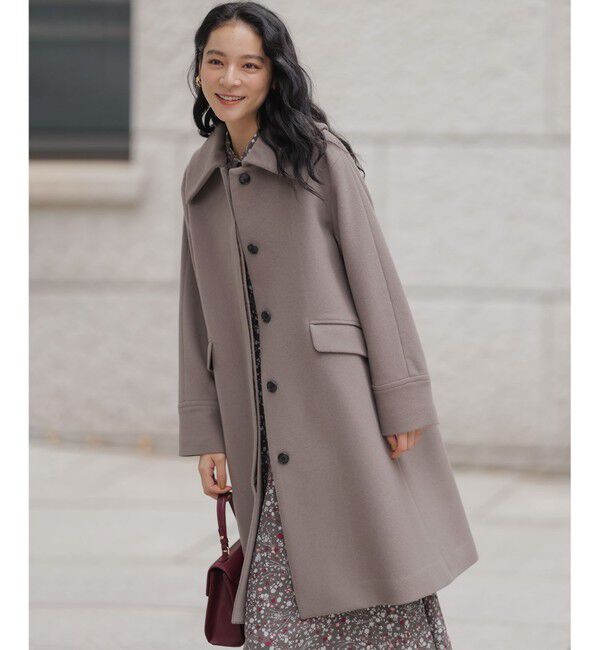 組曲「ウールモッサステンカラー コート」|ステンカラーコート|