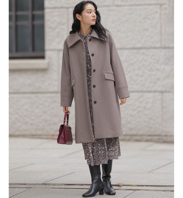 組曲「ウールモッサステンカラー コート」|ステンカラーコート|