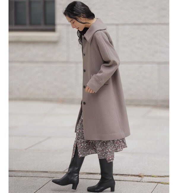 組曲「ウールモッサステンカラー コート」|ステンカラーコート|