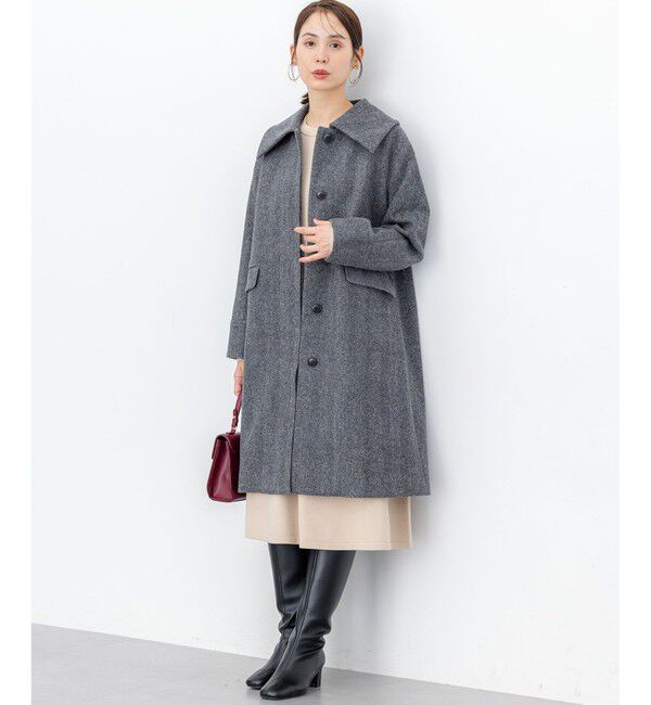 組曲「ウールモッサステンカラー コート」|ステンカラーコート|