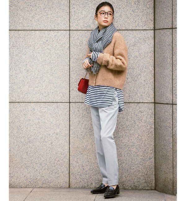 自由区「【撥水加工・洗える】TRギャバ裏起毛テーパード パンツ」|その他|