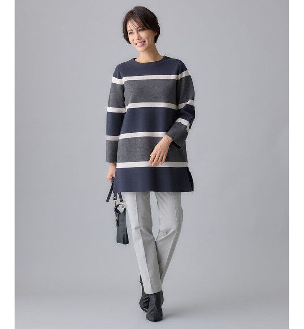 自由区「【撥水加工・洗える】TRギャバ裏起毛テーパード パンツ」|その他|