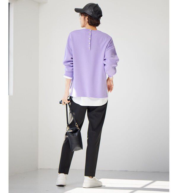 自由区「【撥水加工・洗える】TRギャバ裏起毛テーパード パンツ」|その他|