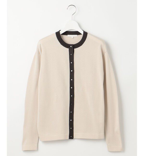 自由区「【アンサンブル対応・洗える】シャインハイゲージ カーディガン」|カーディガン|