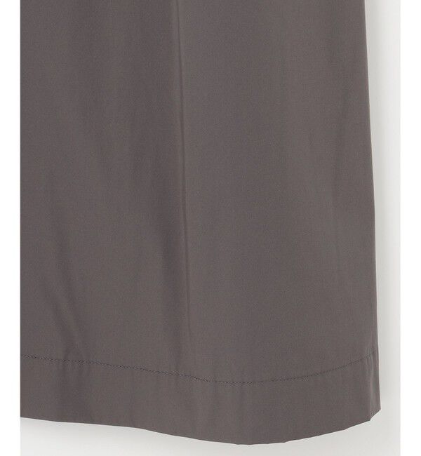 自由区「【洗える】メモリーノーカラー コート」|ノーカラーコート|