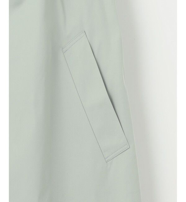 自由区「【洗える】メモリーノーカラー コート」|ノーカラーコート|