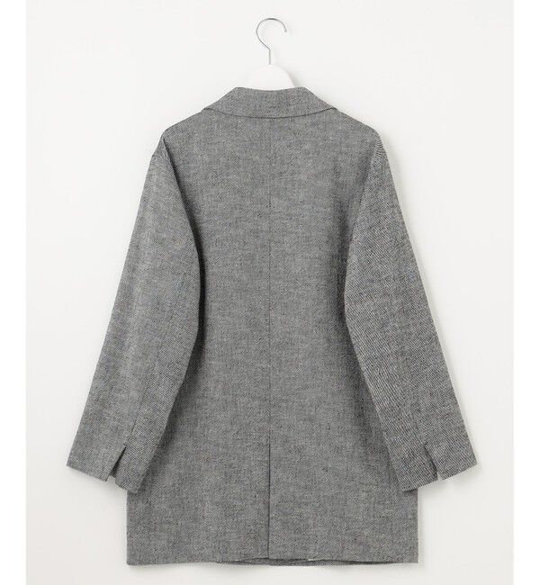 自由区「【洗える】ライトネップツイルジャケット コート」|テーラードジャケット|