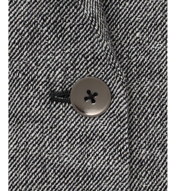 自由区「【洗える】ライトネップツイルジャケット コート」|テーラードジャケット|