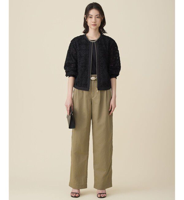 自由区「テープエンブロイダリー ブルゾン」|ブルゾン・スタジャン|