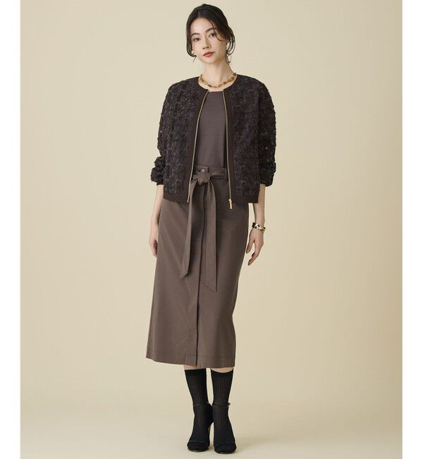 自由区「テープエンブロイダリー ブルゾン」|ブルゾン・スタジャン|