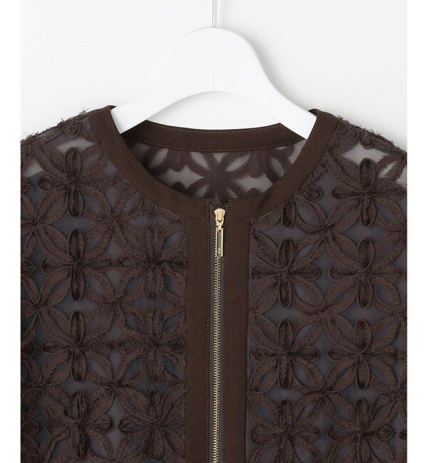 自由区「テープエンブロイダリー ブルゾン」|ブルゾン・スタジャン|