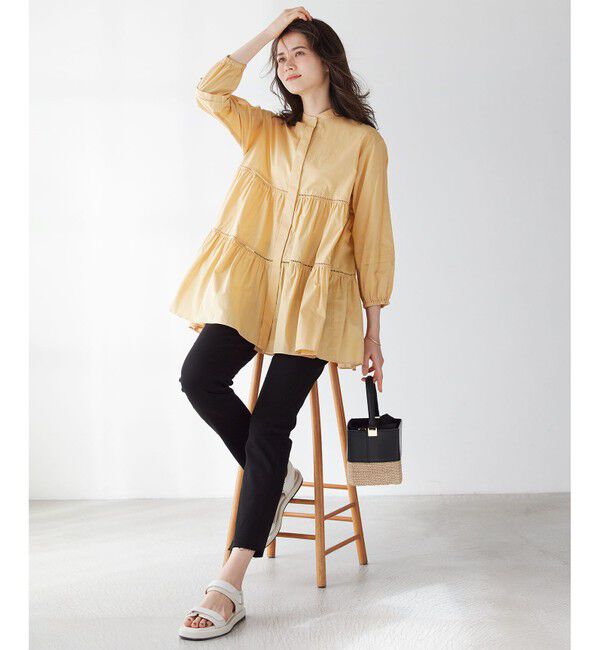 23区「【SLOW/洗える】SLOW DENIM タイトストレート デニム」|デニム|