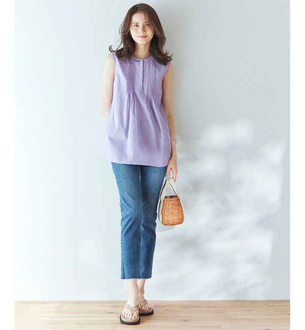 23区「【SLOW/洗える】SLOW DENIM タイトストレート デニム」|デニム|