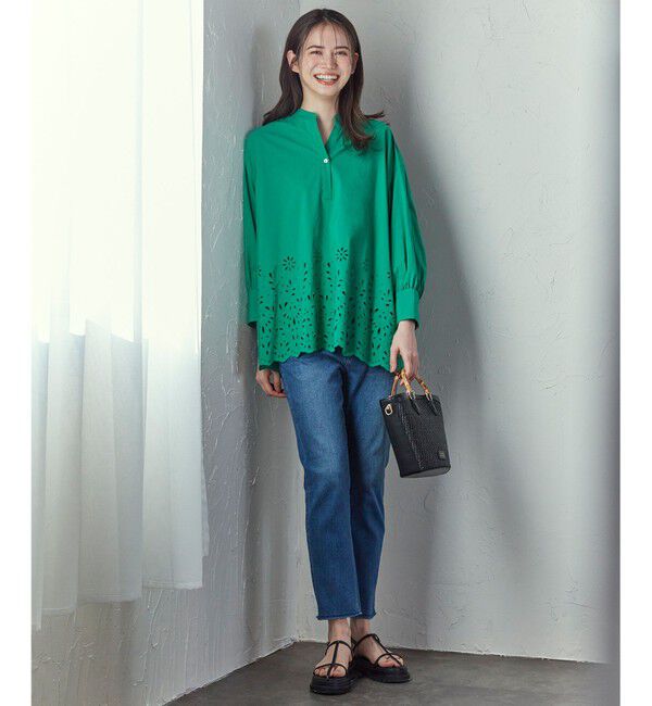 23区「【SLOW/洗える】SLOW DENIM タイトストレート デニム」|デニム|