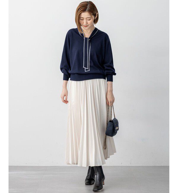 23区「サイドゴア ヒール ブーツ」|ショートブーツ|