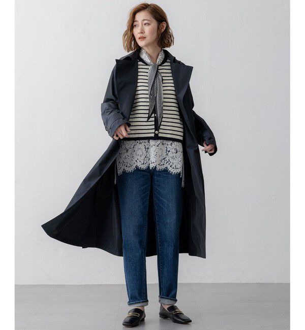 23区「【VERY3月号掲載/撥水加工/洗える】LIMONTA ハイカウントメモリータフタ コート」|その他|