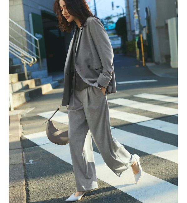 23区「【Oggi3月号掲載/セットアップ対応】 ライトクロス ジャケット」|テーラードジャケット|