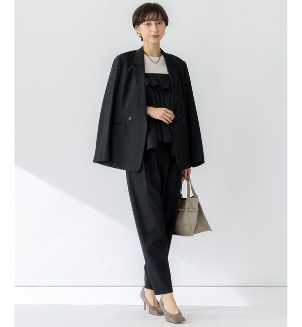 23区「【Oggi3月号掲載/セットアップ対応】 ライトクロス ジャケット」|テーラードジャケット|