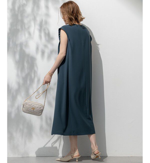 23区「【吸水速乾/UVカット/接触冷感/洗える】ストレッチジョーゼット ワンピース」|ワンピース|