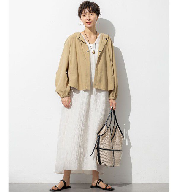 23区「【SLOW/一部店舗限定】ナチュラルピケワッシャー ワンピース」|ワンピース|