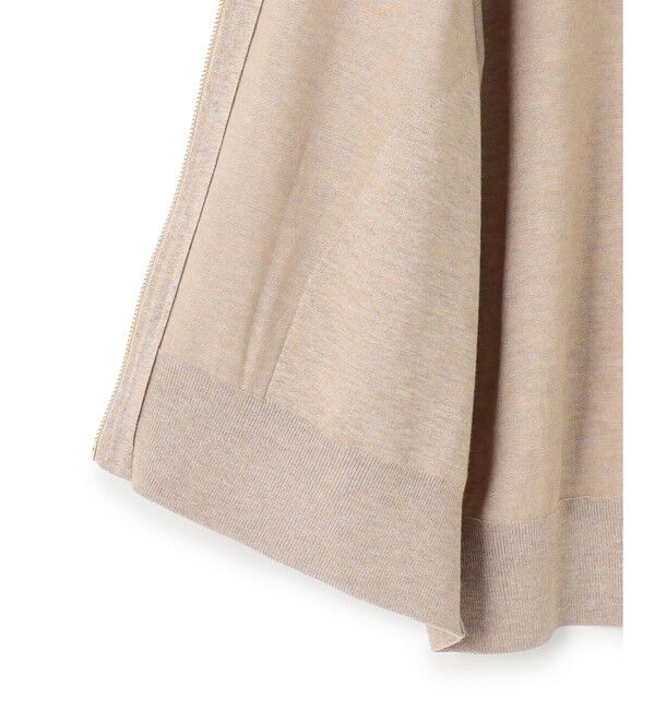 23区「【洗える】オータムシャイニー ニット ブルゾン」|ブルゾン・スタジャン|