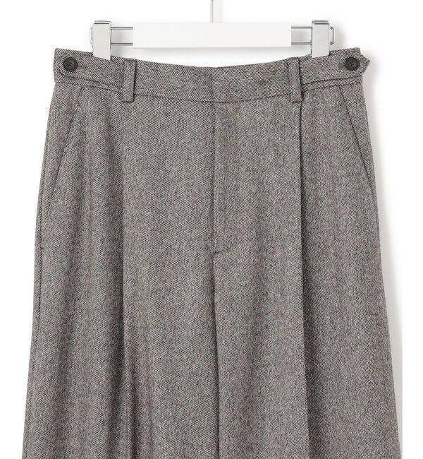 23区「ラメミックスツイード タック ワイド パンツ」|その他|