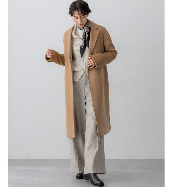 23区「ラメミックスツイード タック ワイド パンツ」|その他|