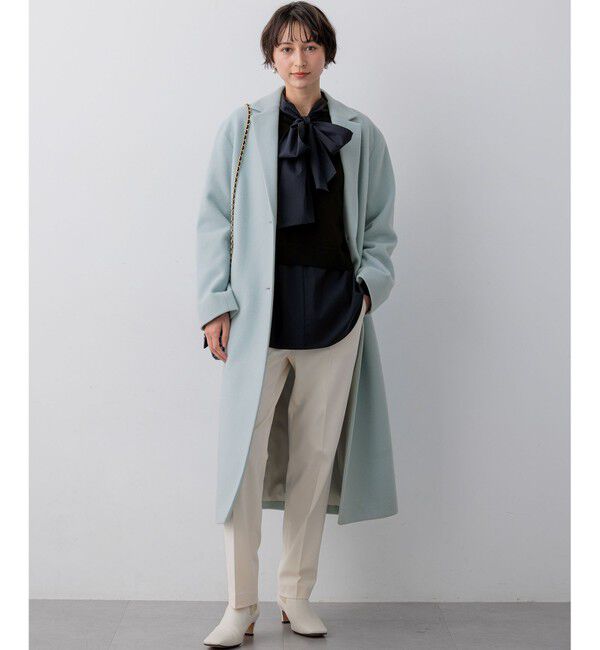 23区「【WEB&一部店舗限定】ウールモッサ チェスターコート」|チェスターコート|