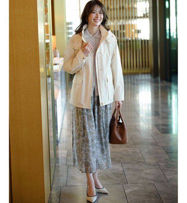 23区「マットエアリータフタ 2WAY ブルゾン」|ブルゾン・スタジャン|