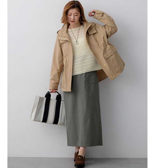 23区「マットエアリータフタ 2WAY ブルゾン」|ブルゾン・スタジャン|