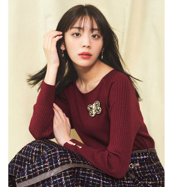 any SiS「【25周年記念】オリジナルツイード ブローチ」|ブローチ・コサージュ|