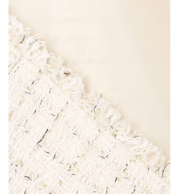 ANY SIS「ファンシーツイードペプラム ジレ」|その他|