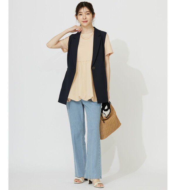 ANY SIS「【UVカット・接触冷感・吸水速乾】スマートビューティストレッチ  ジレ」|その他|