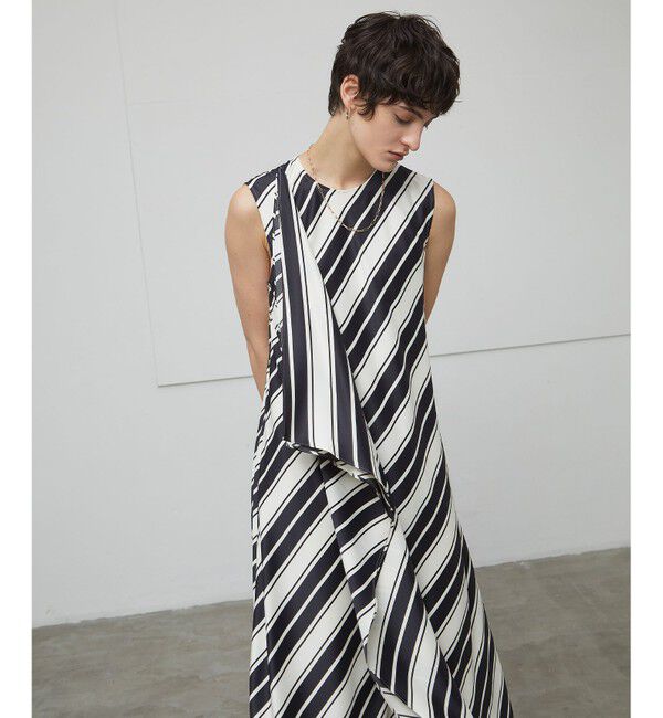 BEIGE,「【洗える】GUILLABERT / ノースリーブドレス」|ワンピース|