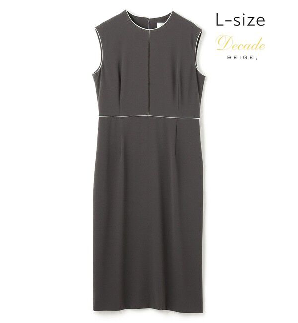 BEIGE,「【L-size】CINDY / クルーネックドレス」|ワンピース|C.Gray&times;White