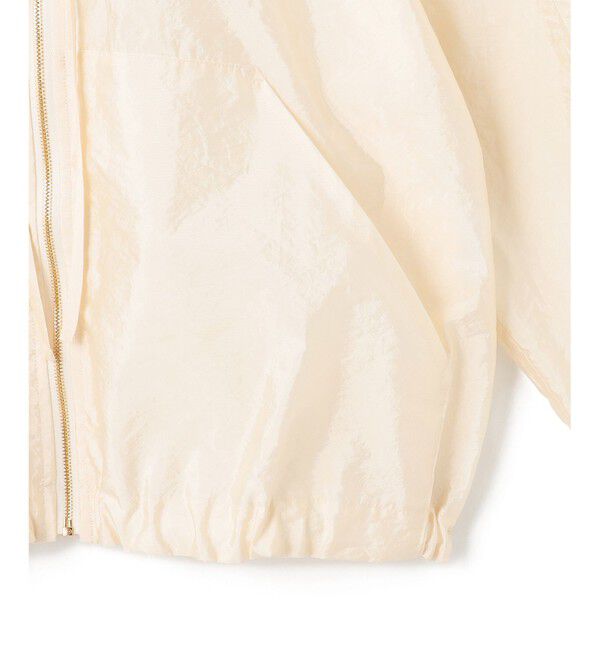 BEIGE,「【洗える・Precious 4月号掲載】GAURA / シアーパーカーブルゾン」|ブルゾン・スタジャン|