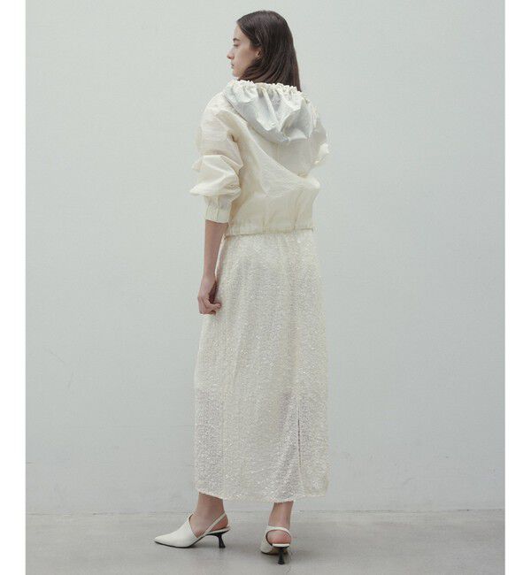 BEIGE,「【洗える・Precious 4月号掲載】GAURA / シアーパーカーブルゾン」|ブルゾン・スタジャン|