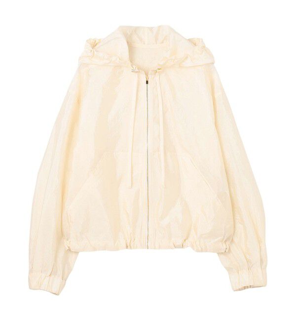 BEIGE,「【洗える・Precious 4月号掲載】GAURA / シアーパーカーブルゾン」|ブルゾン・スタジャン|